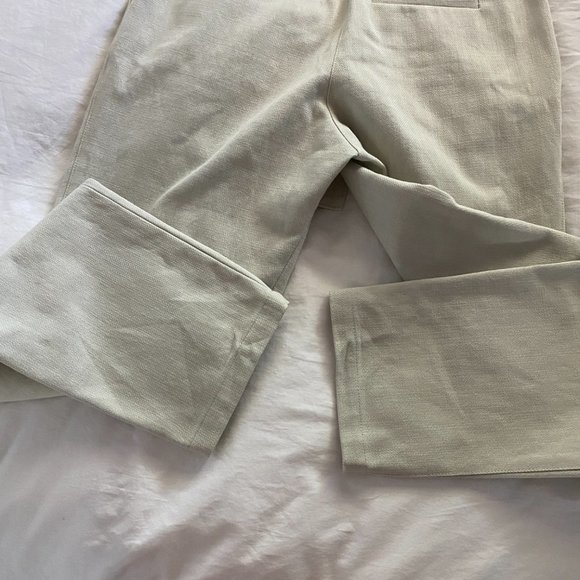 IRO beige tapered high waist straight trouser pants - 100% cotton - NWT - Picture 14 of 15